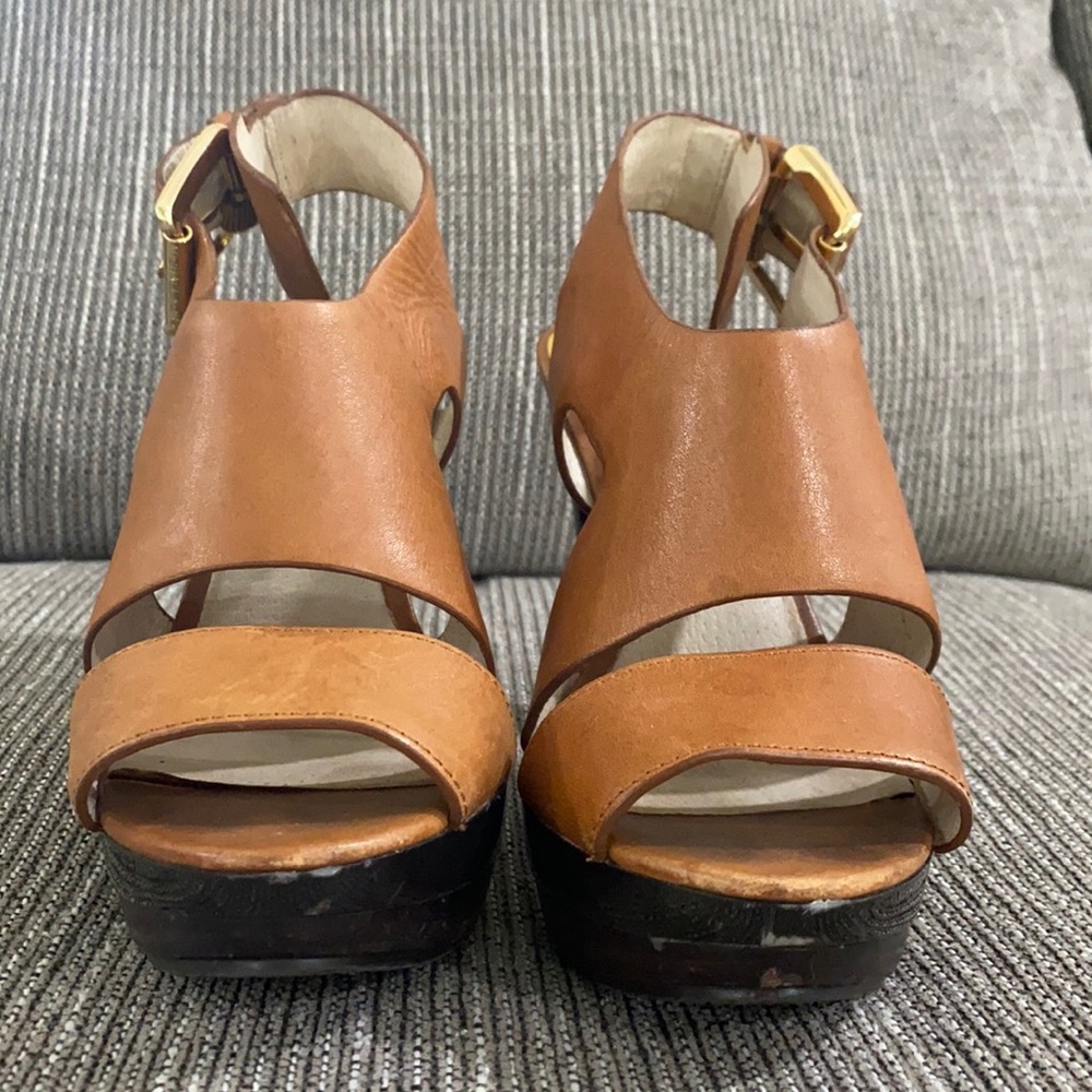 MICHAEL Michael Kors brown heels, 7M